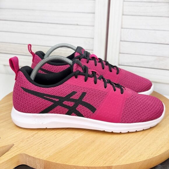 ASICS Kanmei Running Trainers Sneakers Shoes Hot Pink Black Women 9.5 T7H6N - Picture 11 of 11